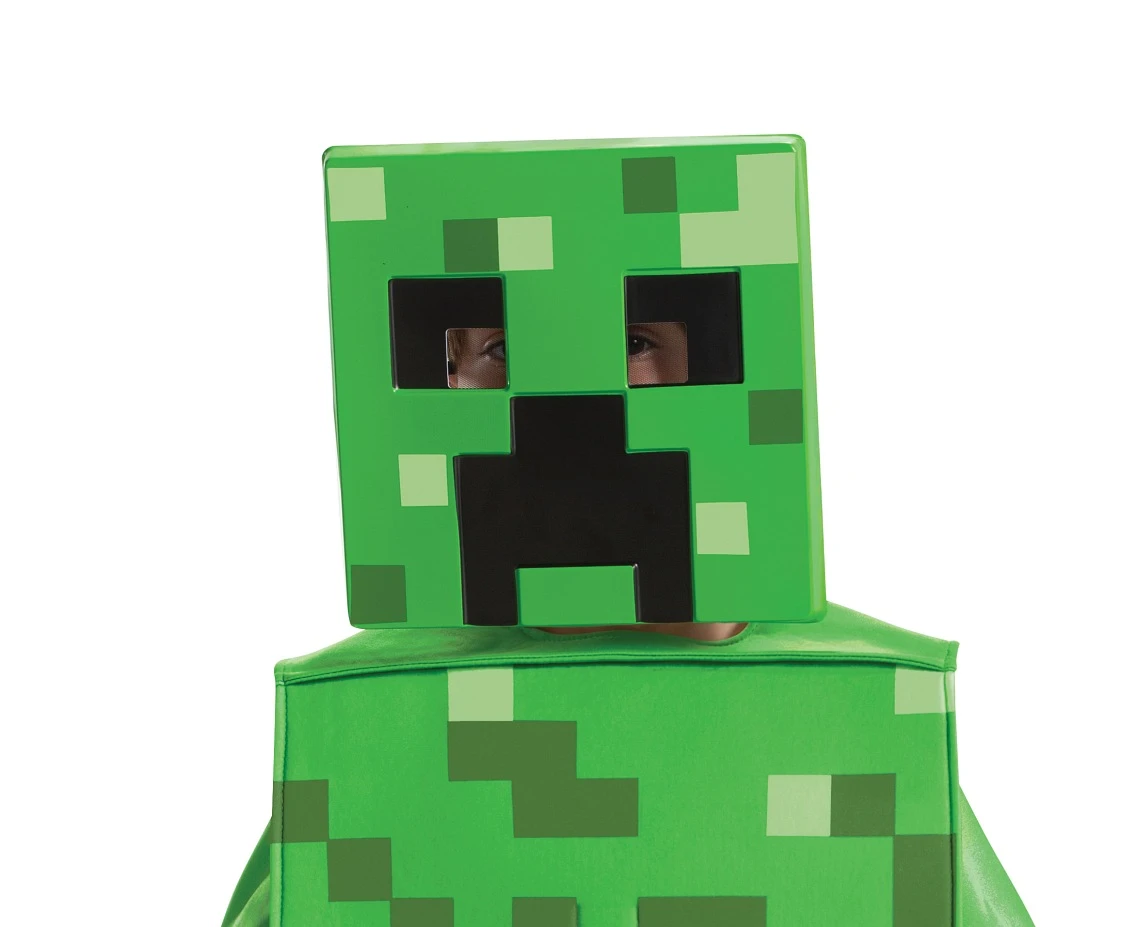 Strój Creeper Fancy - Minecraft (licencja), rozm. XS (3-4 lat)